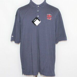Ping Collection Mens XL Navy Blue Performance Activewear Pro Golf Polo Shirt